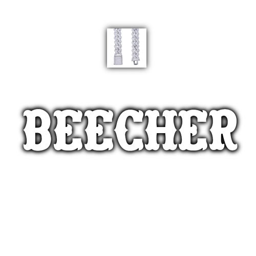 Custom Letters Freibeuter Font Necklace