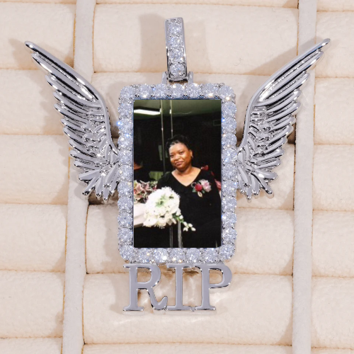 RIP WING 3D CUSTOM PICTURE PENDANT