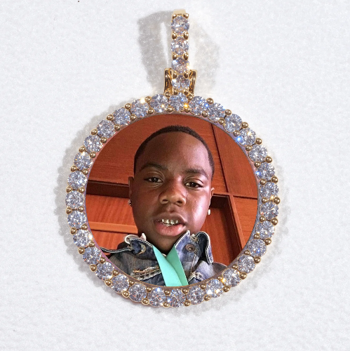 3D CIRCLE CUSTOM PICTURE PENDANT SMALL SIZE