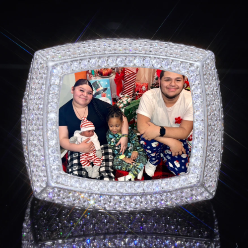 3D CUSTOM PICTURE ICED RING