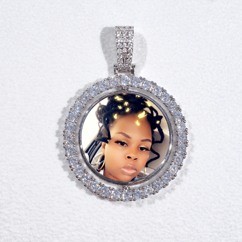 3D Spinning 2-Faced Custom Picture Pendant