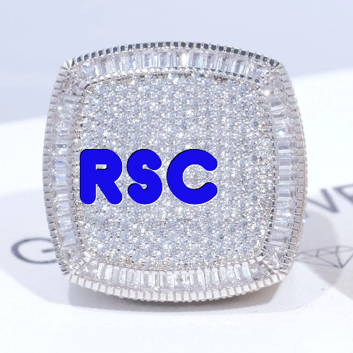 CUSTOM LETTER 3D ICED RING