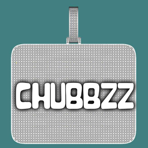 CUSTOM LETTER NECKLACE 3D BIG SQUARE