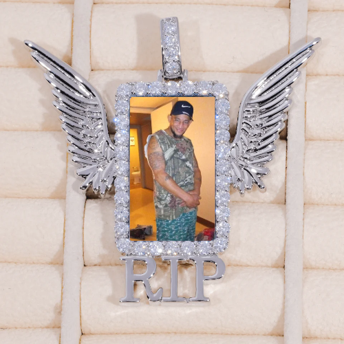 RIP WING 3D CUSTOM PICTURE PENDANT