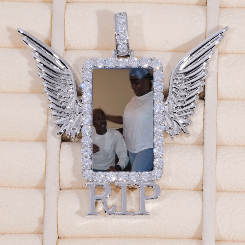 RIP WING 3D CUSTOM PICTURE PENDANT