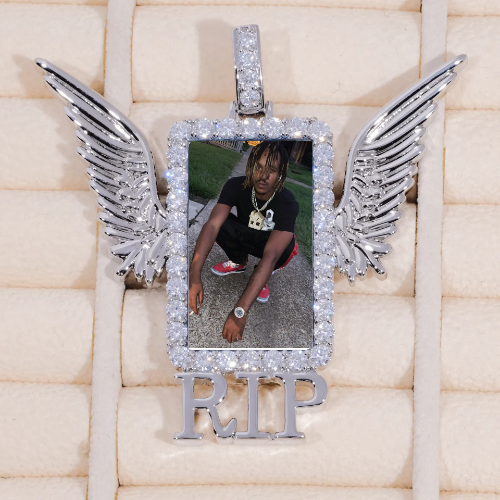 RIP WING 3D CUSTOM PICTURE PENDANT