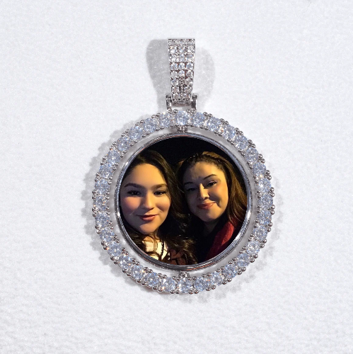 3D Spinning 2-Faced Custom Picture Pendant