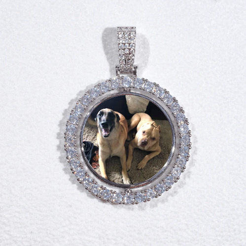 3D Spinning 2-Faced Custom Picture Pendant
