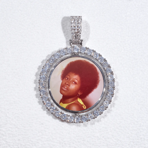 3D Spinning 2-Faced Custom Picture Pendant