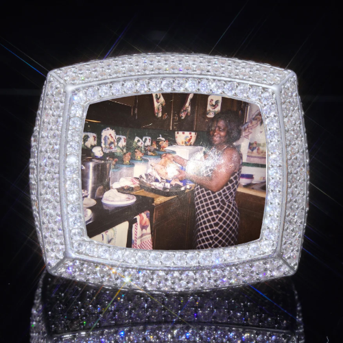3D CUSTOM PICTURE ICED RING