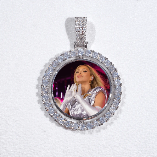 3D Spinning 2-Faced Custom Picture Pendant
