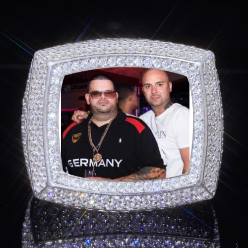 3D CUSTOM PICTURE ICED RING