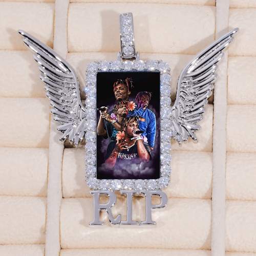 RIP WING 3D CUSTOM PICTURE PENDANT