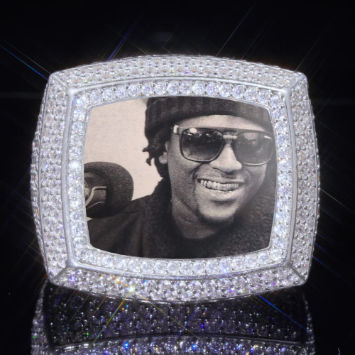 3D CUSTOM PICTURE ICED RING