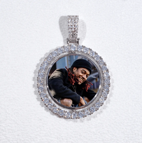 3D Spinning 2-Faced Custom Picture Pendant