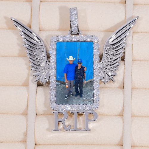 RIP WING 3D CUSTOM PICTURE PENDANT