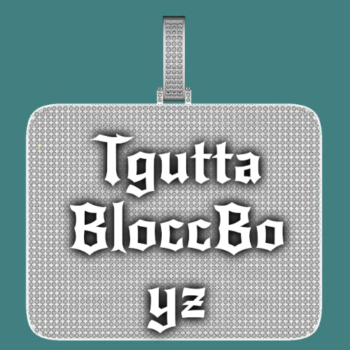 CUSTOM LETTER NECKLACE 3D BIG SQUARE