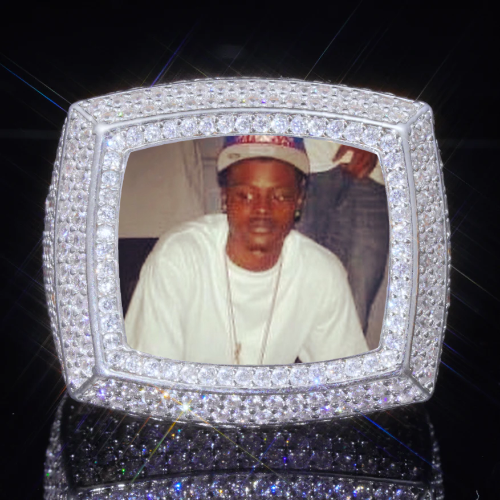 3D CUSTOM PICTURE ICED RING