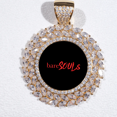 Large 3D Wheat Ear Custom Picture Pendant