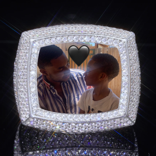 3D CUSTOM PICTURE ICED RING