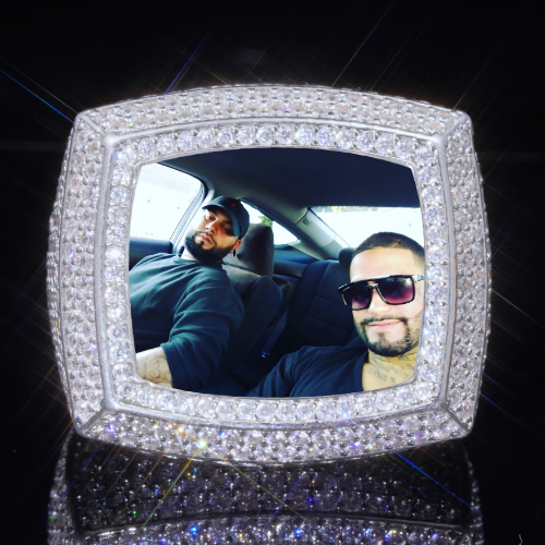 3D CUSTOM PICTURE ICED RING