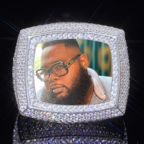 3D CUSTOM PICTURE ICED RING