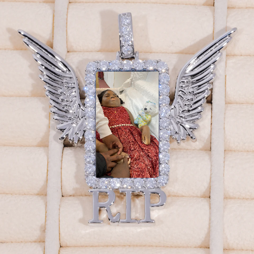 RIP WING 3D CUSTOM PICTURE PENDANT
