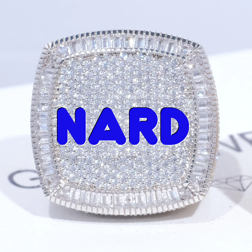 CUSTOM LETTER 3D ICED RING