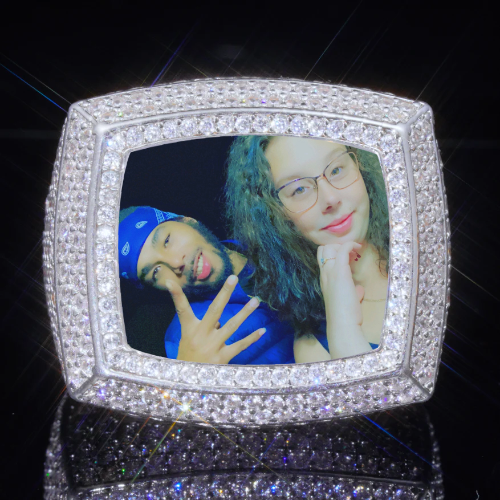3D CUSTOM PICTURE ICED RING