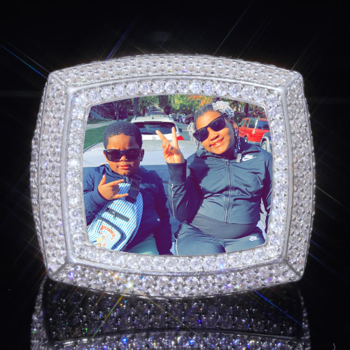3D CUSTOM PICTURE ICED RING
