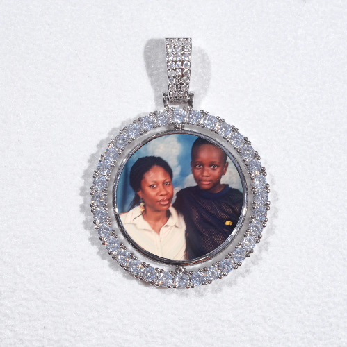 3D Spinning 2-Faced Custom Picture Pendant