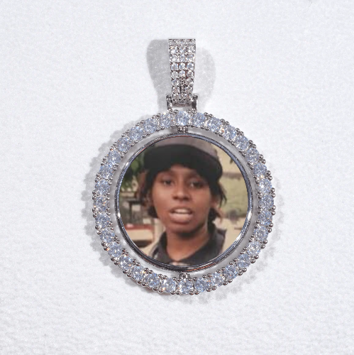 3D Spinning 2-Faced Custom Picture Pendant