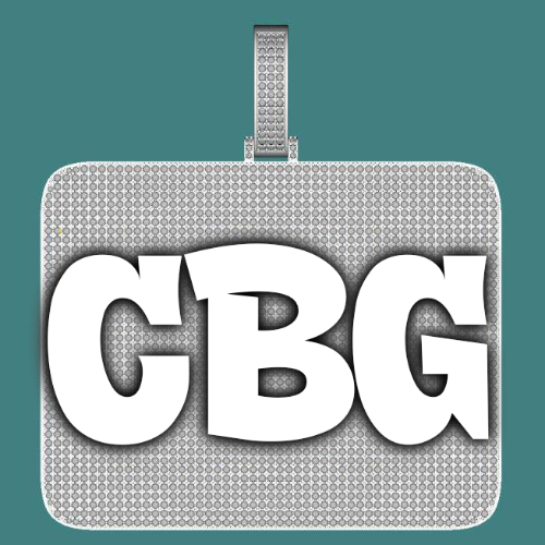 CUSTOM LETTER NECKLACE 3D BIG SQUARE