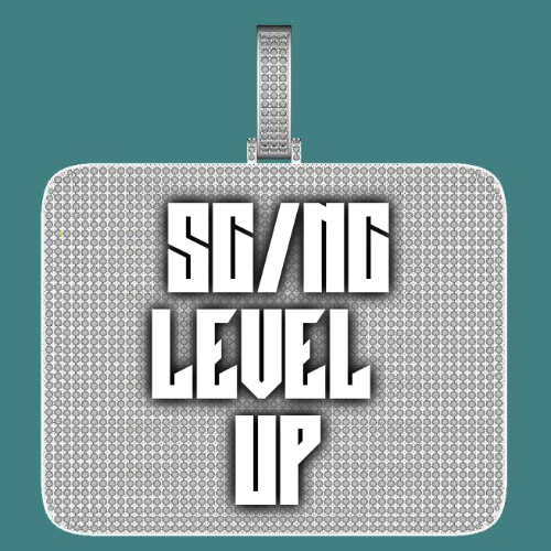 CUSTOM LETTER NECKLACE 3D BIG SQUARE