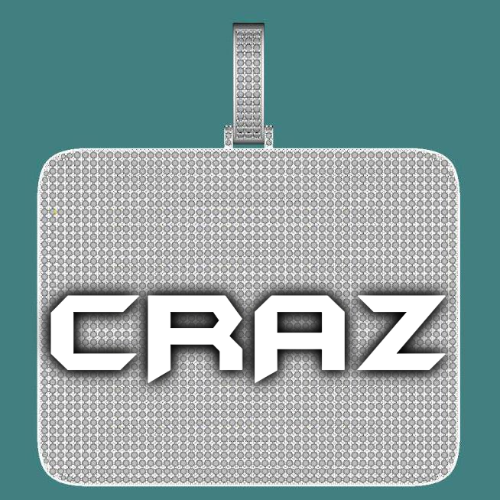 CUSTOM LETTER NECKLACE 3D BIG SQUARE