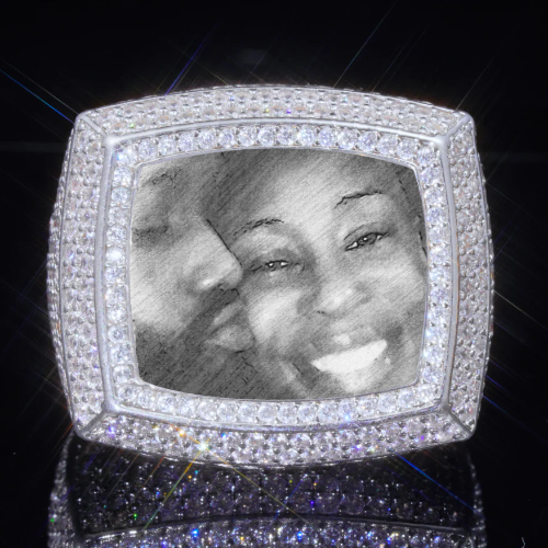 3D CUSTOM PICTURE ICED RING