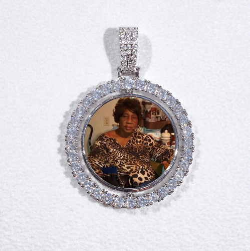 3D Spinning 2-Faced Custom Picture Pendant