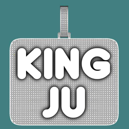 CUSTOM LETTER NECKLACE 3D BIG SQUARE