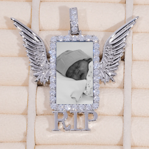 RIP WING 3D CUSTOM PICTURE PENDANT