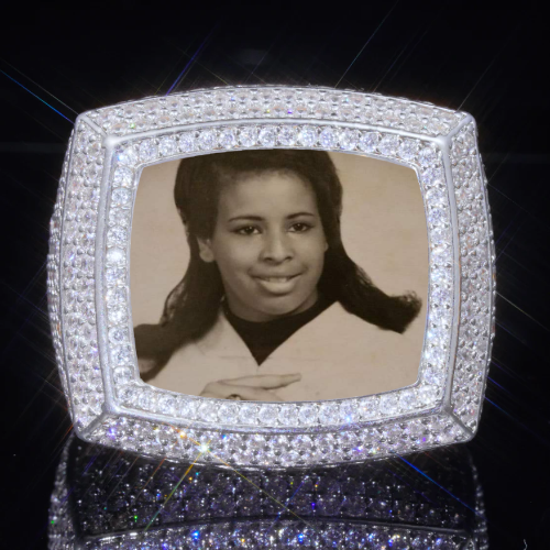 3D CUSTOM PICTURE ICED RING
