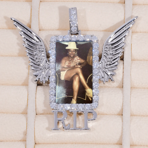 RIP WING 3D CUSTOM PICTURE PENDANT