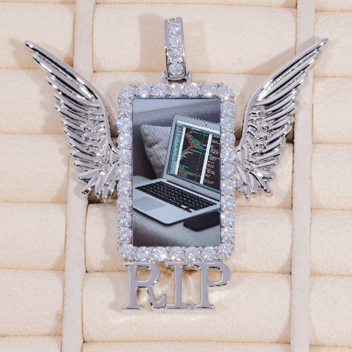 RIP WING 3D CUSTOM PICTURE PENDANT