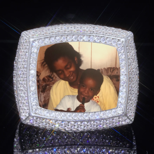 3D CUSTOM PICTURE ICED RING