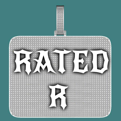 CUSTOM LETTER NECKLACE 3D BIG SQUARE