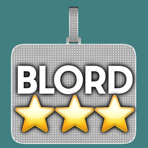 CUSTOM LETTER NECKLACE 3D BIG SQUARE