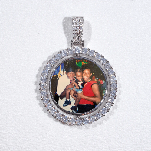 3D Spinning 2-Faced Custom Picture Pendant