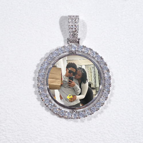 3D Spinning 2-Faced Custom Picture Pendant