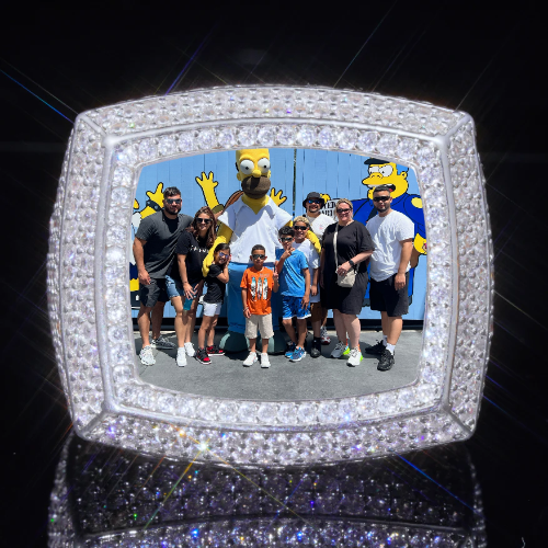 3D CUSTOM PICTURE ICED RING