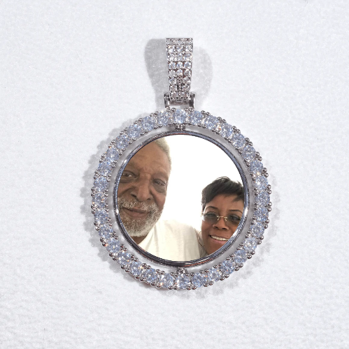 3D Spinning 2-Faced Custom Picture Pendant
