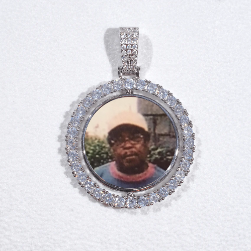 3D Spinning 2-Faced Custom Picture Pendant